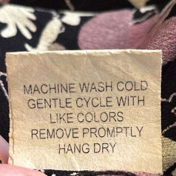 Loco Lindo Size M Floral Print Midi Dress Vintage Retro Pinup - Picture 6 of 6